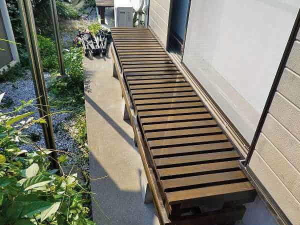 外構商品「lugwood」濡れ縁