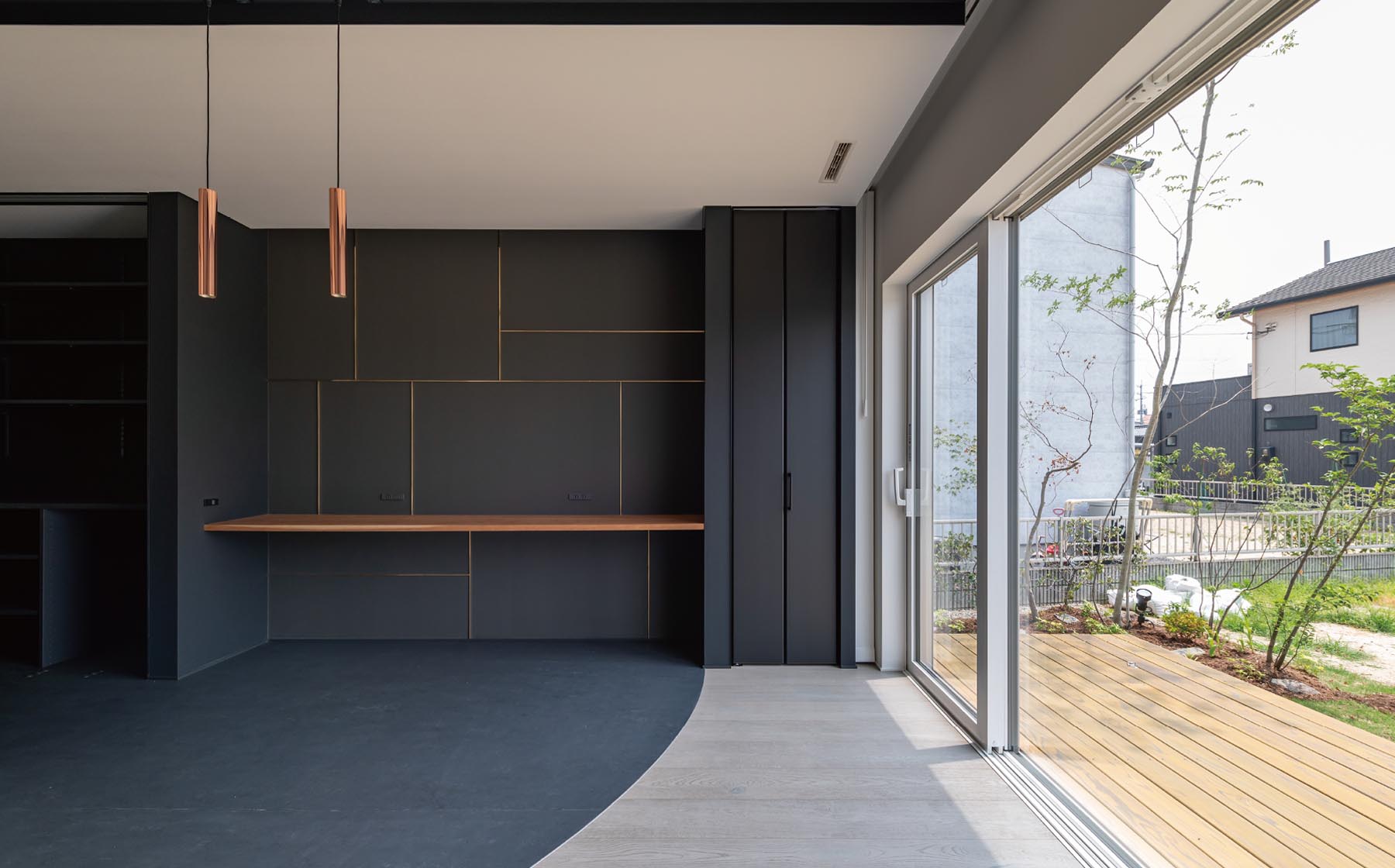 親和建設GREEN MODERN ZEROのリビング写真
